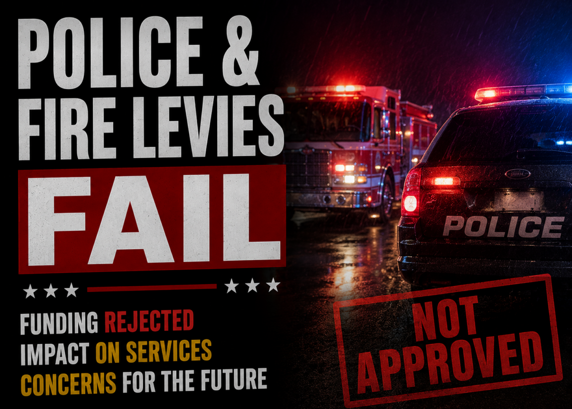 POLICE AND FIRE LEVIES FAIL