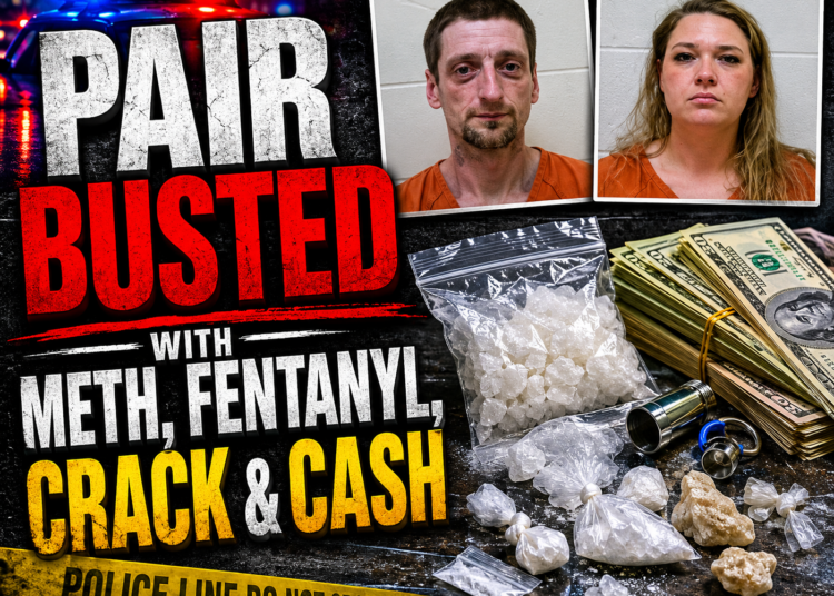 Pair busted with meth & crack
