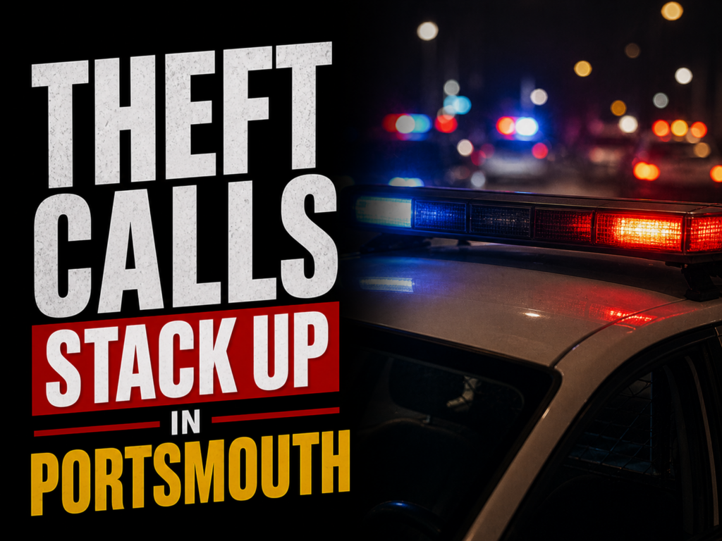 Theft Calls stack up in Portsmouth