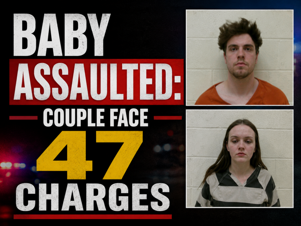 Baby assaulted couple face 47 charges