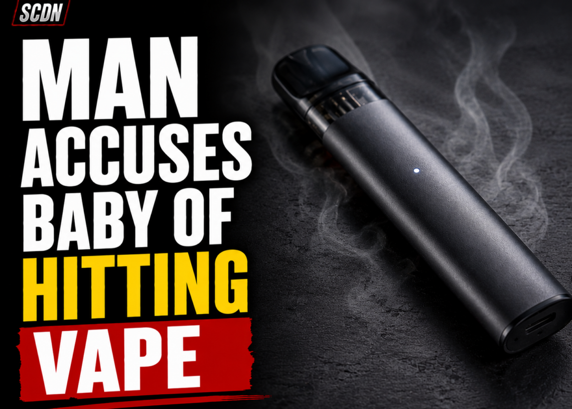 baby accused of hitting vape