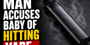 baby accused of hitting vape