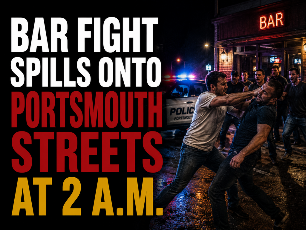 bar fight spills onto Portsmouth Streets