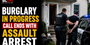 burglary call leads to assault arrest