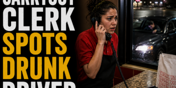 clerk spots drunk driver