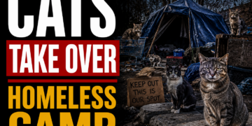 Cats Take Over Homeless camp