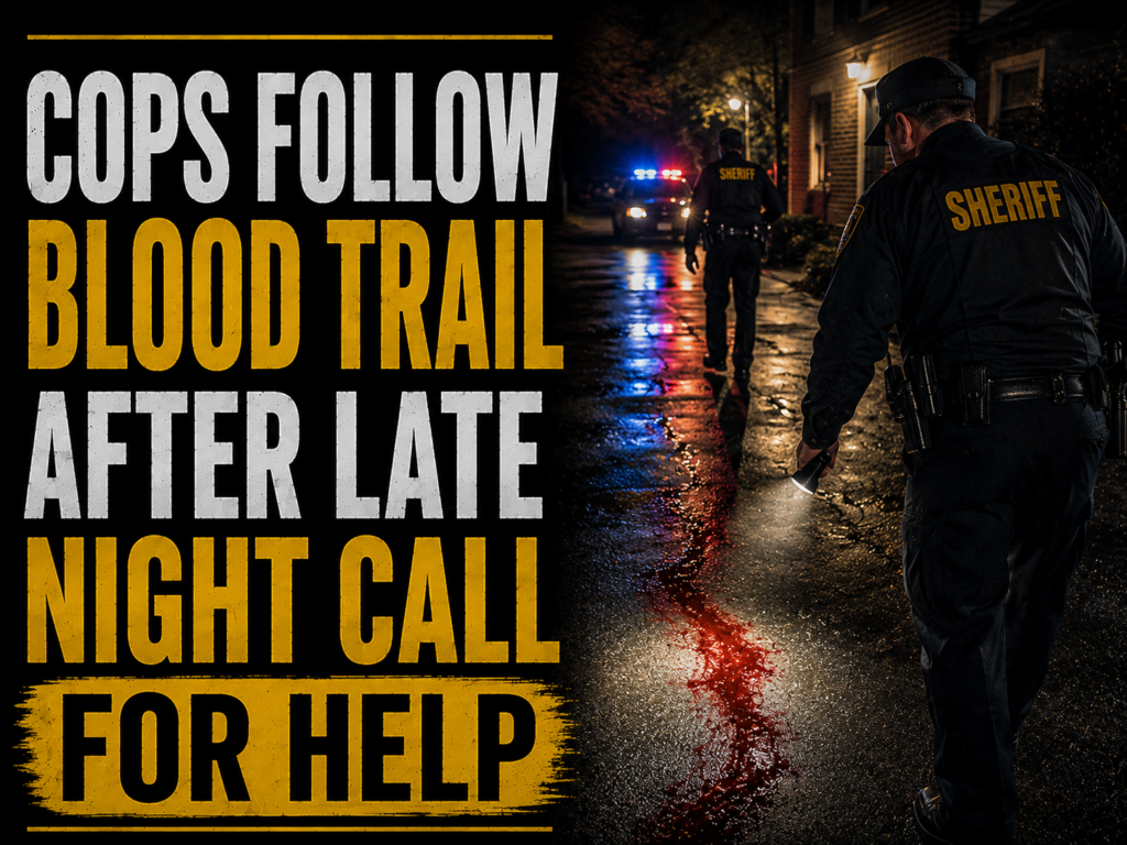 cops follow blood trail