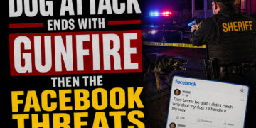Dog attack ends in gunfire