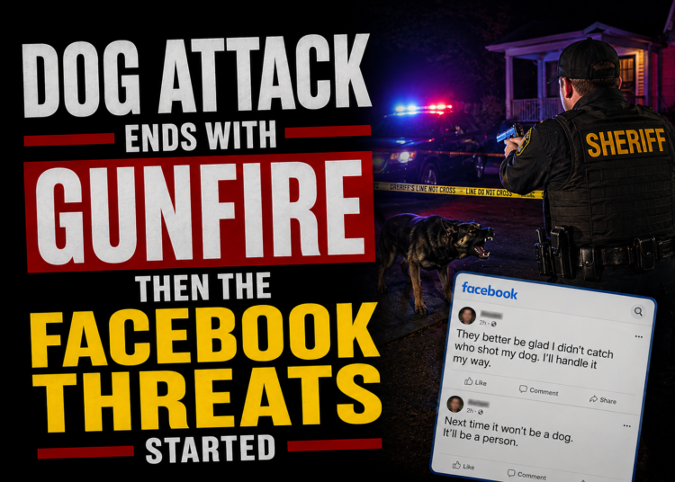 Dog attack ends in gunfire