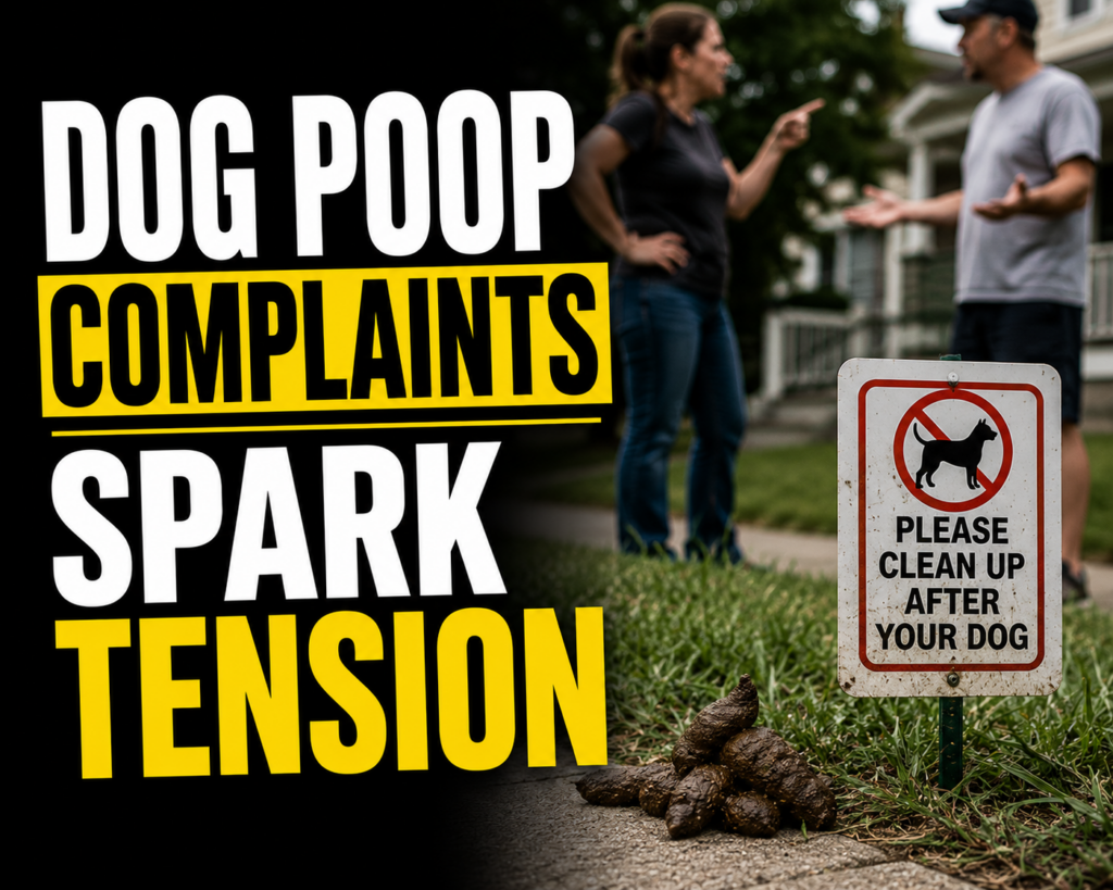 Dog poop complaints spark tension