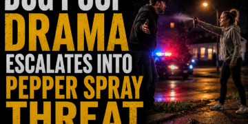 dog poop drama leads to pepper spray threat