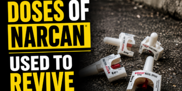 man revived with 4 doses of Narcan
