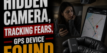 Hidden camera and GPS tracker found