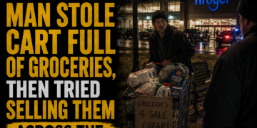 Kroger shoplifter sets up shop