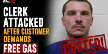 gas station assault