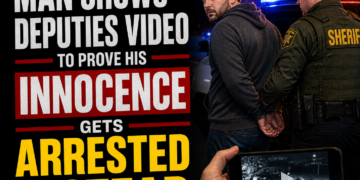 Man shows video to prove innocence gets busted
