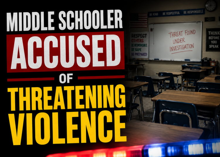 MIddle Schooler accused of threatening violence