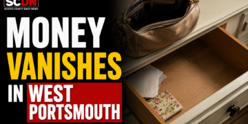 money vanishes in WEst Portsmouth