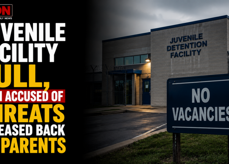 no vacancies at juvenile facility