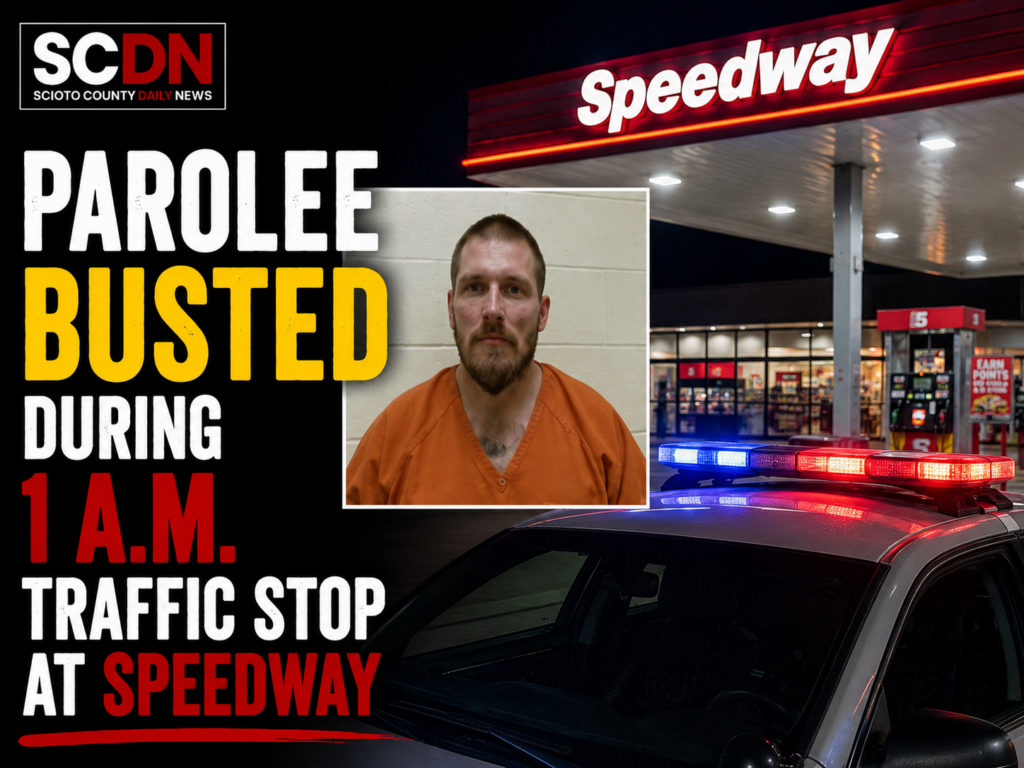parolee busted at speedway