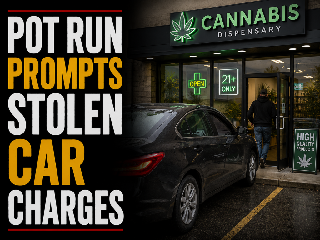 Pot run leads to car theft