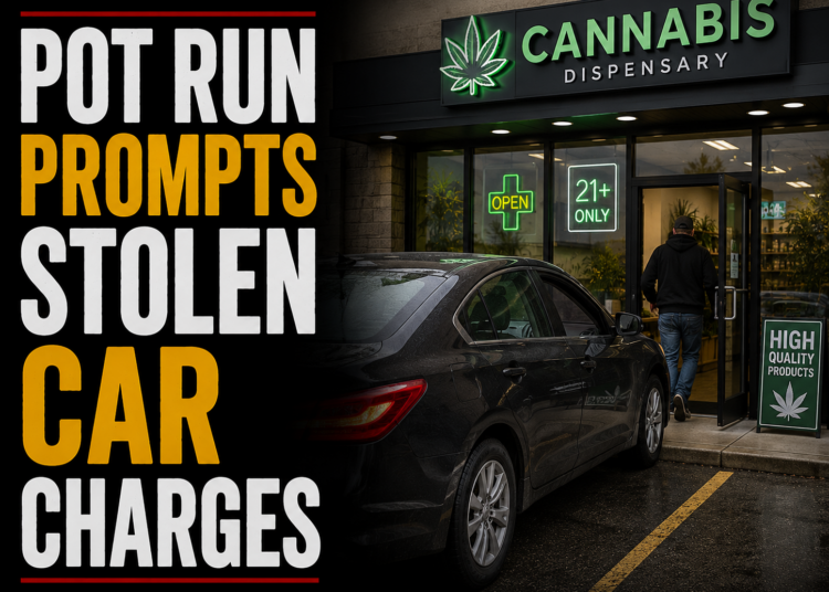 Pot run leads to car theft