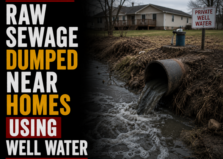 dumped near well water