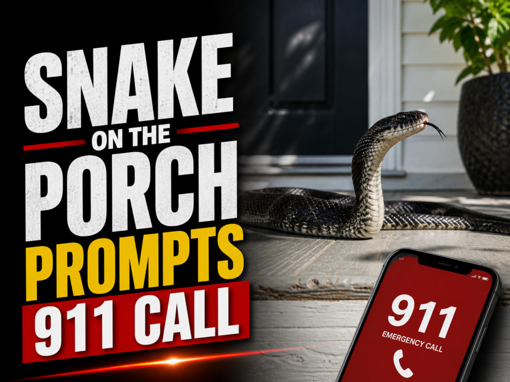 Snake on the porch prompts 911 call