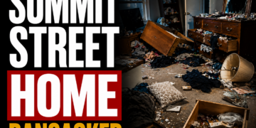 Summit STreet Home ransacked