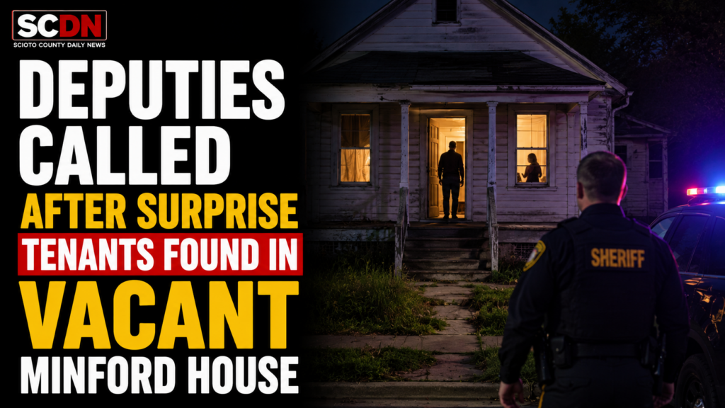 suprise tenants at vacant house