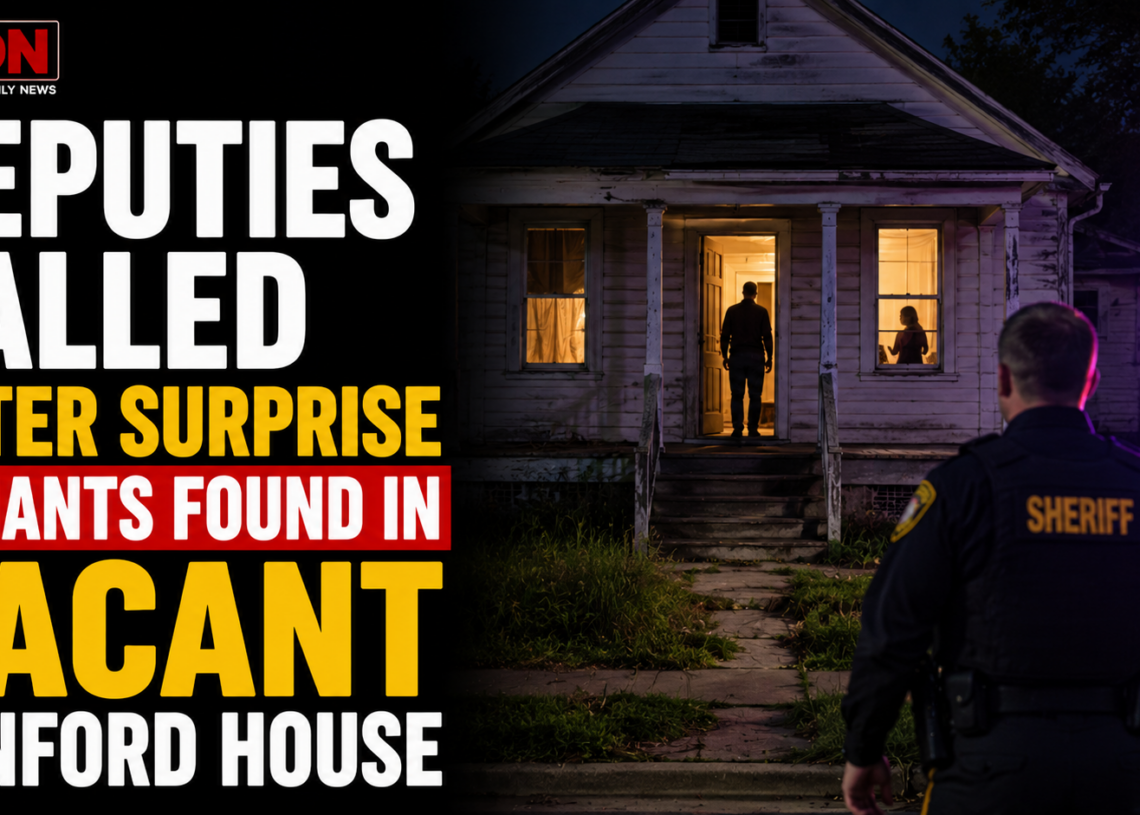 suprise tenants at vacant house