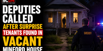 suprise tenants at vacant house