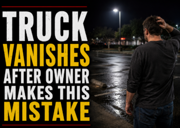 Truck vanishes after owner makes this mistake