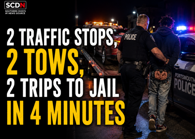 2 traffic stops 2 tows 2 trips to jail