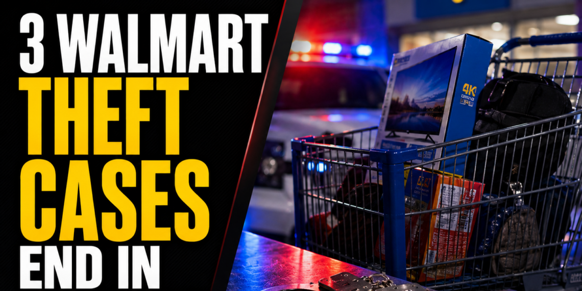 3 walmart theft cases