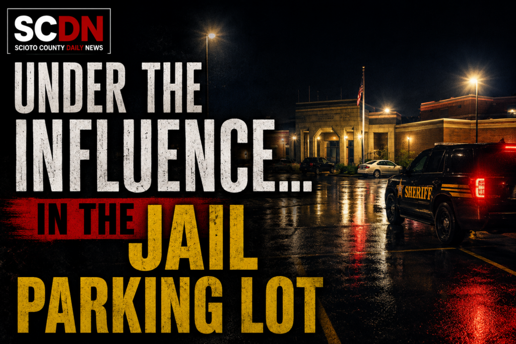 Under the Influence in the jail parking lot