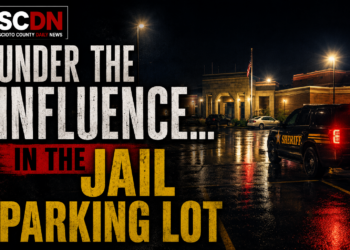Under the Influence in the jail parking lot