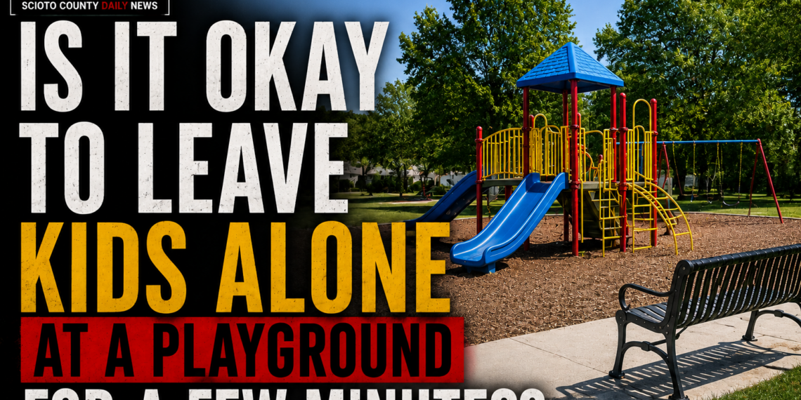 Kids Left Alone at Playground
