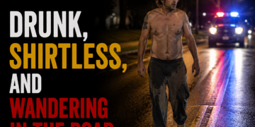 Drunk Shirtless and STrolling