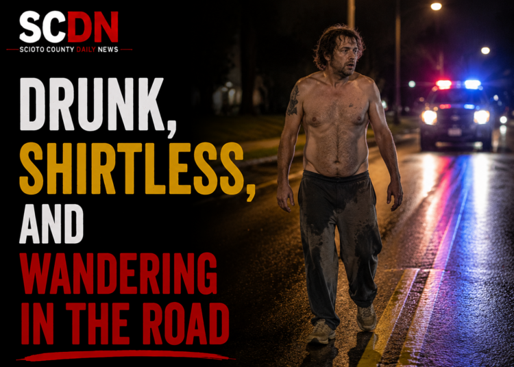 Drunk Shirtless and STrolling