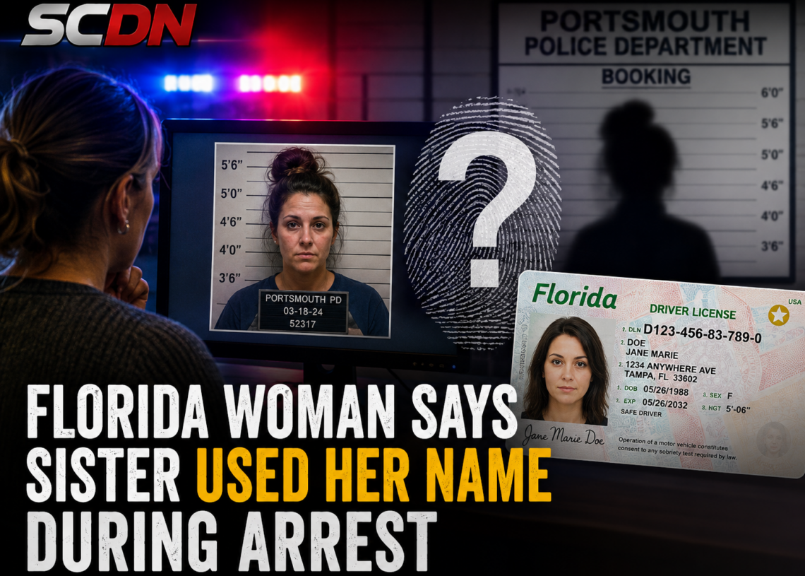 Woman says sister used her name during arrest
