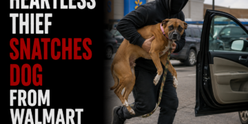 thief snatches dog at walmar
