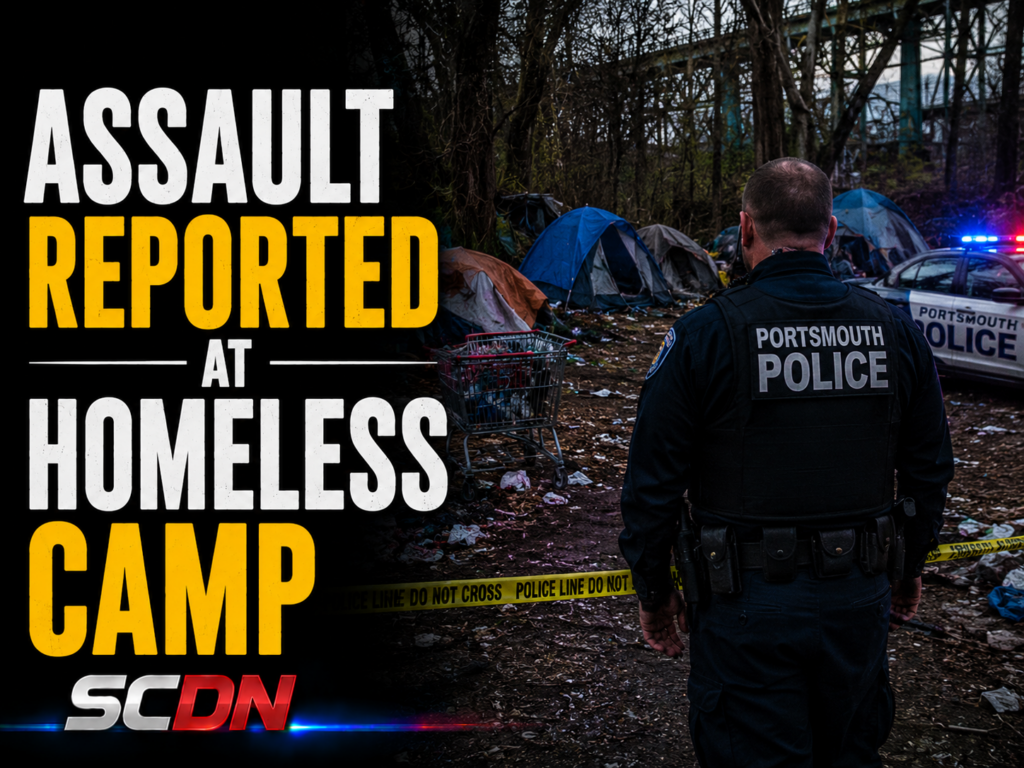 Assault reported at homeless camp
