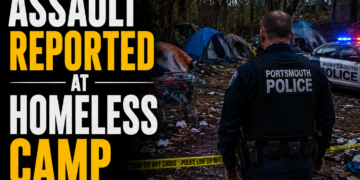 Assault reported at homeless camp