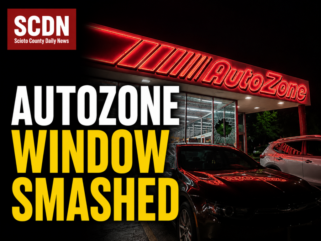 auto zone window smashed