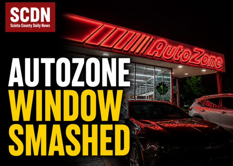 auto zone window smashed