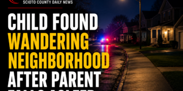 child found wandeirng