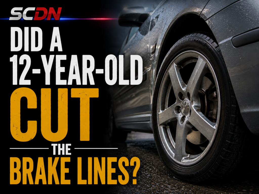 Did 12 year old cut brake lines