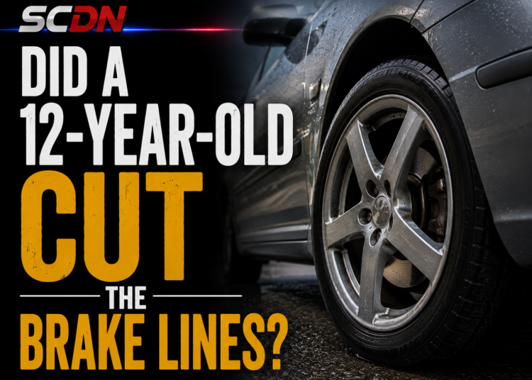 Did 12 year old cut brake lines