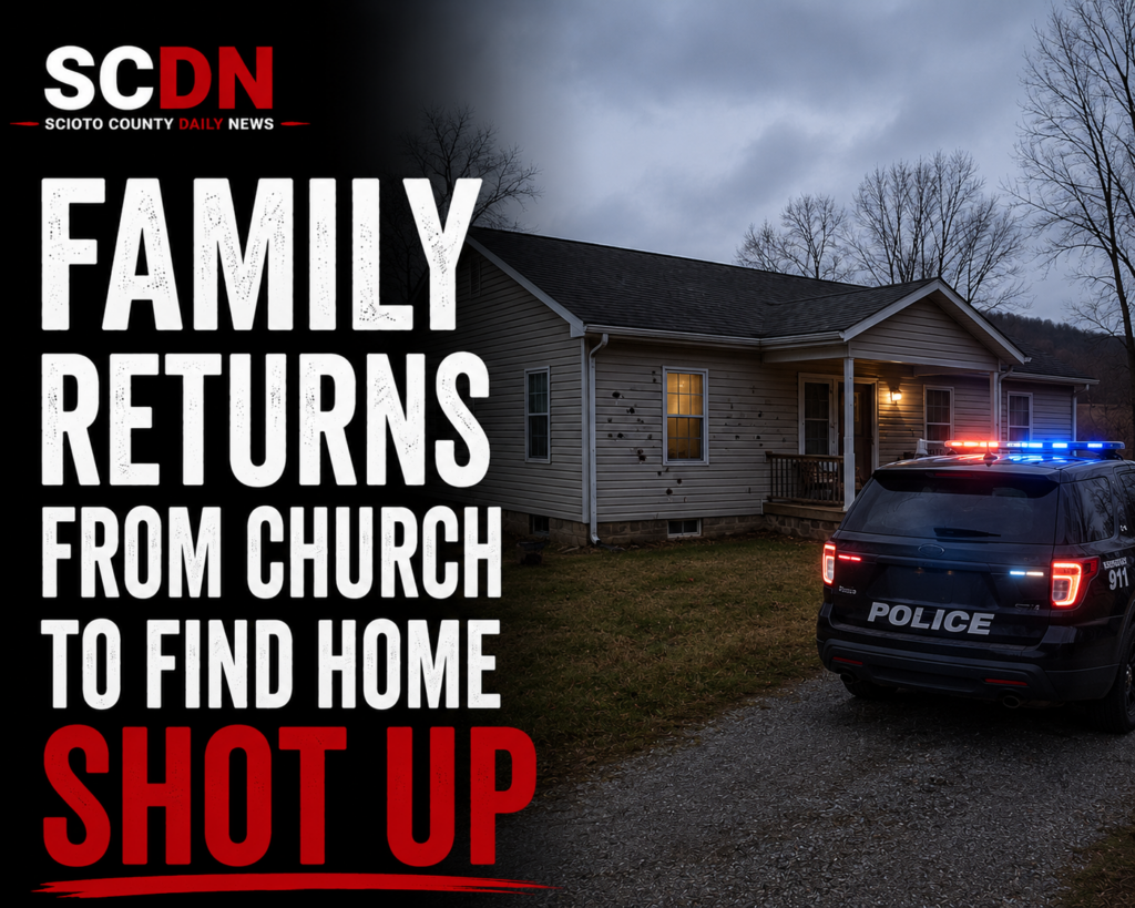 family returns home to find house shot up